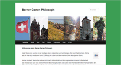 Desktop Screenshot of berner-garten-philosoph.com