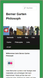 Mobile Screenshot of berner-garten-philosoph.com